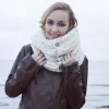 Aran Infinity Snood Natural