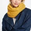 Aran Infinity Snood Yellow