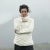 Aran Super Soft Chunky Cowl Sweater