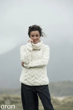 Aran Super Soft Chunky Cowl Sweater