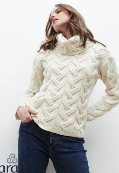 Aran Super Soft Chunky Cowl Sweater