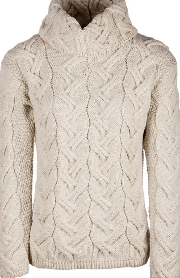 Aran Super Soft Chunky Cowl Sweater