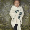Aran Wool Baby Blanket