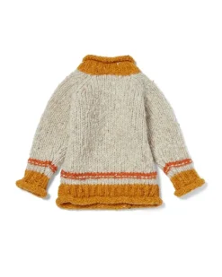 Baby Roll Neck Crew Sweater Natural