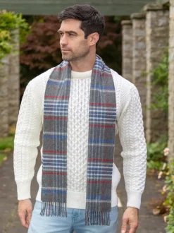 100% Cashmere Scarf Grey