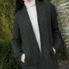 Celtic Braid Coat Army Green