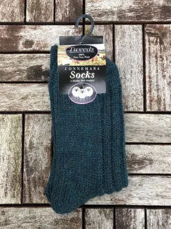 Connemara Unisex Socks- Teal
