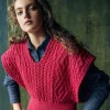 Diamond Vest Bramble Red