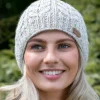 Erin Cable Knit Hat Oatmeal