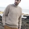 Fisherman Rib Crew Oatmeal Fleck