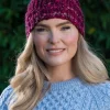 Handmade in Ireland - Super Soft Merino Wool Hat Fuschia