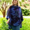 Irish Celtic Design Shawl - Purple