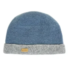 Irish Crochet Hat Blue