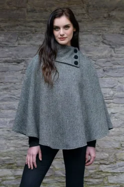 Irish Tweed Poncho 01