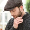 Kerry Cap Brown Herringbone