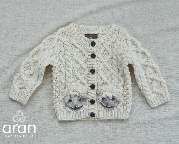Kids Handknit Merino Cardigan