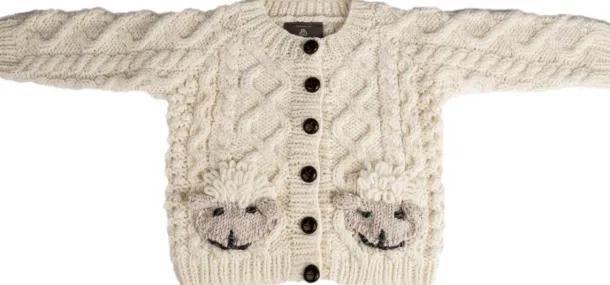 Kids Handknit Merino Cardigan