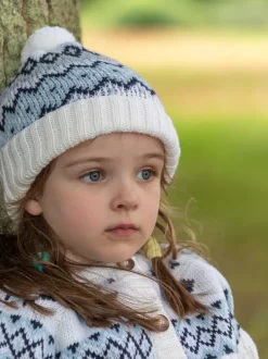 Kids Sheep Cardigan Merino Wool - Natural