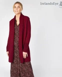 Kilcool Textured Coatigan Claret