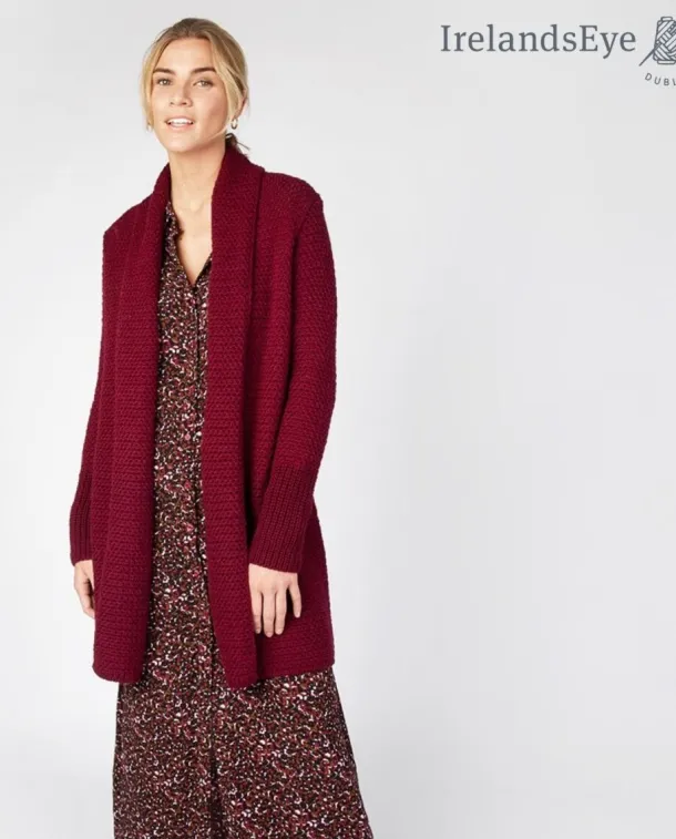 Kilcool Textured Coatigan Claret
