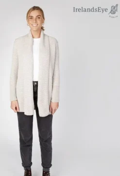 Kilcool Textured Coatigan Silver Marl