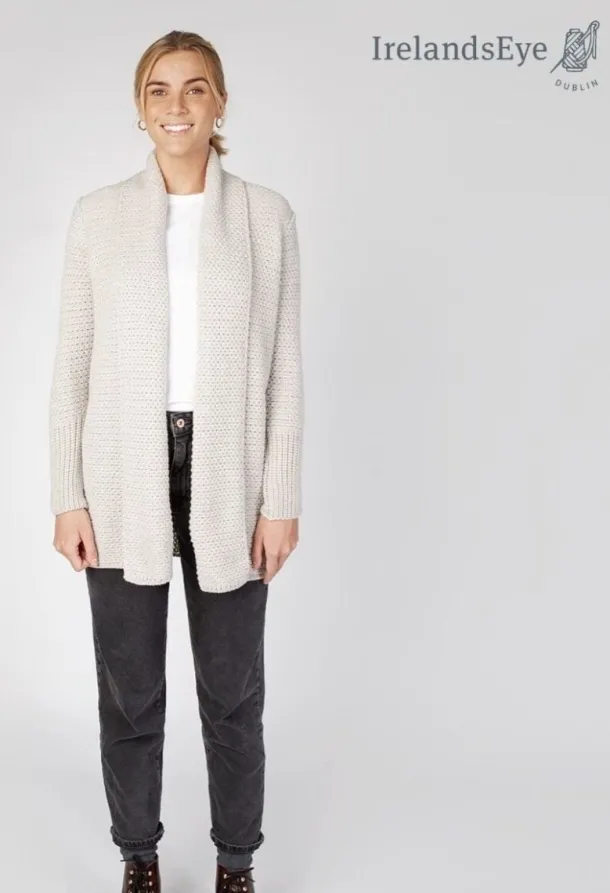 Kilcool Textured Coatigan Silver Marl