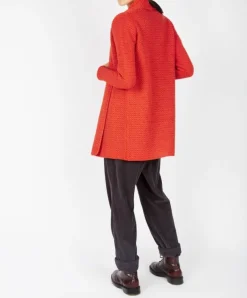 Kilcoole Textured Coatigan Orange