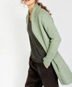 Kilcoole Textured Coatigan Sage Marl