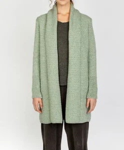 Kilcoole Textured Coatigan Sage Marl
