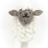 Knitted Sheep Collectible Medium - White