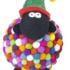 Knitted Sheep with Elf Hat - Large