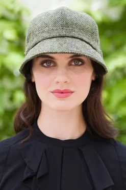 Ladies Green Irish Flapper Cap Col: 51