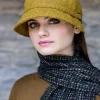 Ladies Irish Flapper Cap Mustard 602