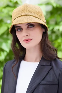 Ladies Irish Flapper Cap Mustard 602