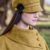 Ladies Newsboy Cap Mustard