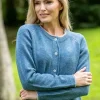 Ladies Wool and Cashmere Classic Cardigan