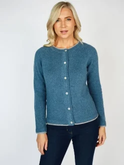 Ladies Wool and Cashmere Classic Cardigan