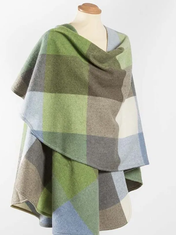 100% Lambswool Cape - Sue 614