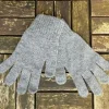 100% Lambswool Gloves Dark Grey