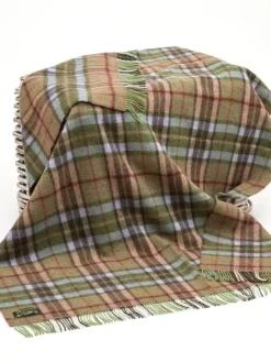 Large Irish Picnic Blanket Pink Block - Col.LW126