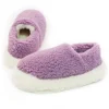 Lilac Wool Slippers