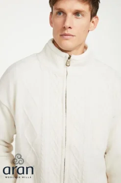 Lined Shetland Jacket Natural