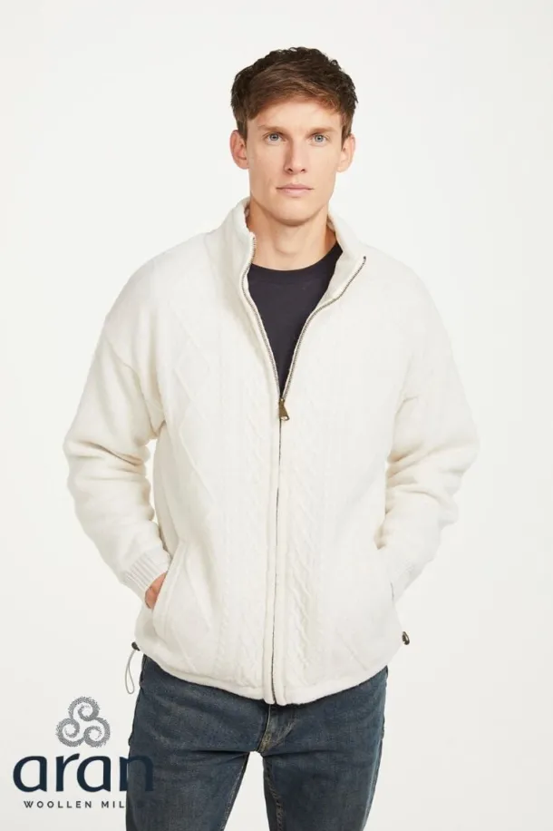 Lined Shetland Jacket Natural