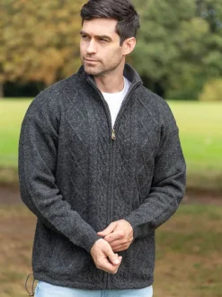 Lined Woollen Jacket Shetland Wool S361 Col:528