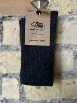 Luxurious Lambswool Socks - Charcoal