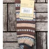 Men's Fair Isle Socks Brown Stripe
