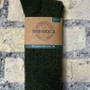 Mens Merino Wool Socks Green