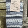 100% Merino Wool Fairisle Socks Grey Unisex