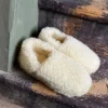 Merino Wool Slippers Natural
