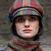 Newsboy Cap Autumn check col.321